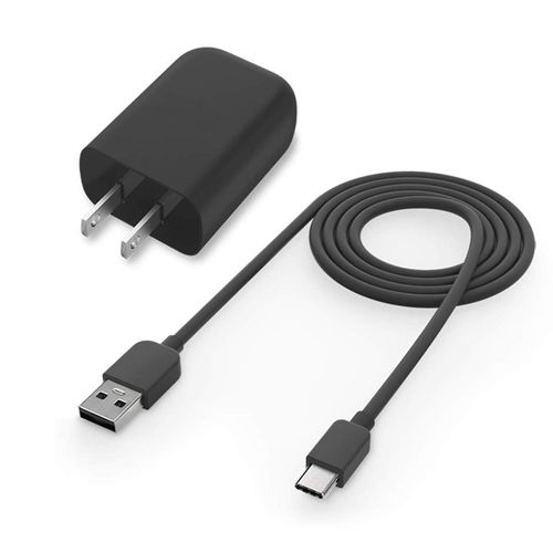 Quick Charging 3.0 KIT Compatible with Motorola Moto Tab G20 Wall Charger + USB Type-C Data Cable 18W. (Black)