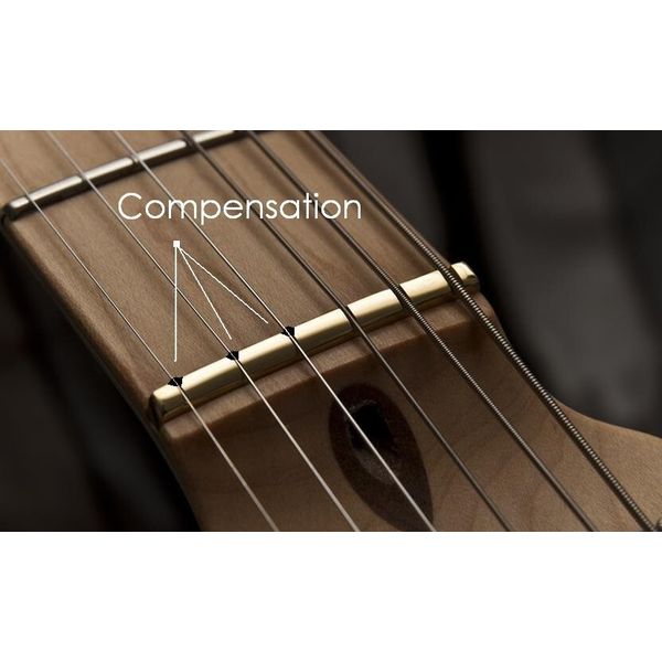 Unique COMPENSATED BRASS NUT for Fender Guitar - 43mm - Replacement Upgrade