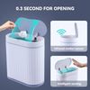 Waterproof Kitchen Trash Can 2.5 Gallon Motion Sensor Trash Can Slim Garbage Bin
