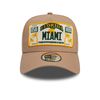 New Era Trucker Cap MLB NBA Baseball Cap Adjustable Snapback Cap Team Logo, Miami #37266, Unit size