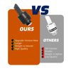 Quick Ceramic Heating Head Tip are Heating Multi-Tool for Slicing Wax or Viscous oil etc Black & Silver