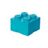 Room Copenhagen 40030643 LEGO Storage Brick, 4 Knobs, Medium Azur