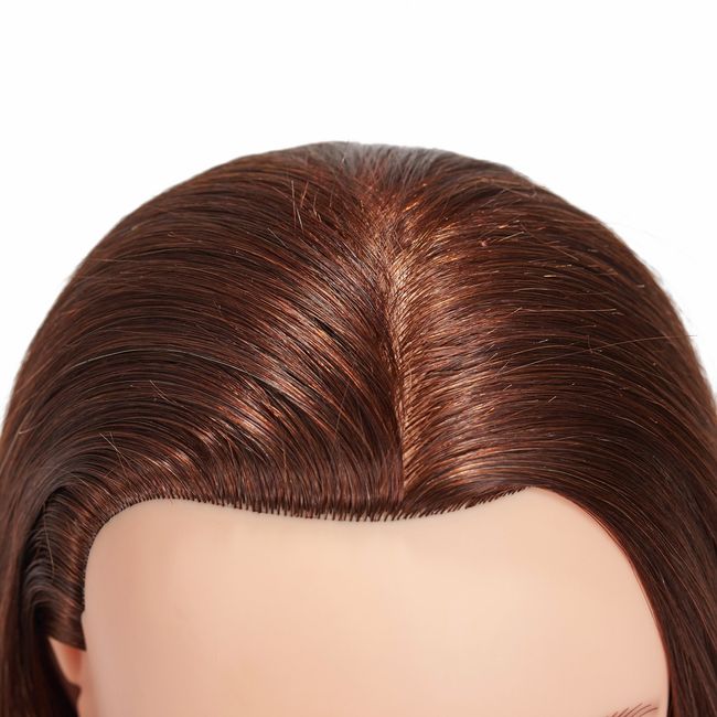 Mannequin Head with Human Hair - 20-22 Cosmetology Mannequin Head