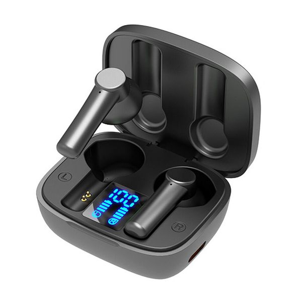 Bluetooth Stereo Headset Wireless Twins Earphone Noise Cancelling Earpiece Mic