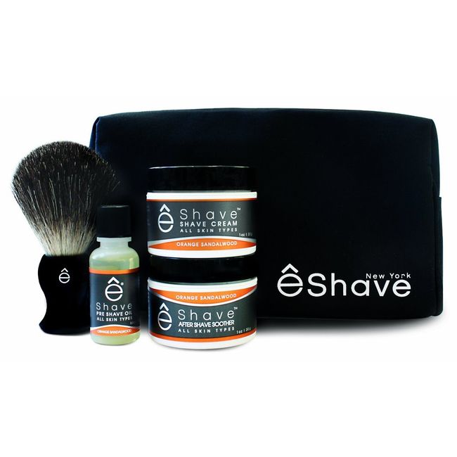 êShave Start Up Kit, Orange Sandalwood