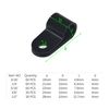 240 PCS R Type Cable Clips,Cable Cleats,P Clips (Black)