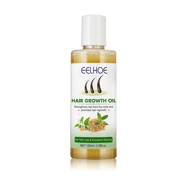 100ml Haarpflegeöl, Naturkosmetik Haar-Öl Gegen Haarausfall, Haarpflegeöl für Frauen für Haarwachstum, Haarwachstum zu Verbessern, Spendet Feuchtigkeit und Macht das Haar Weich