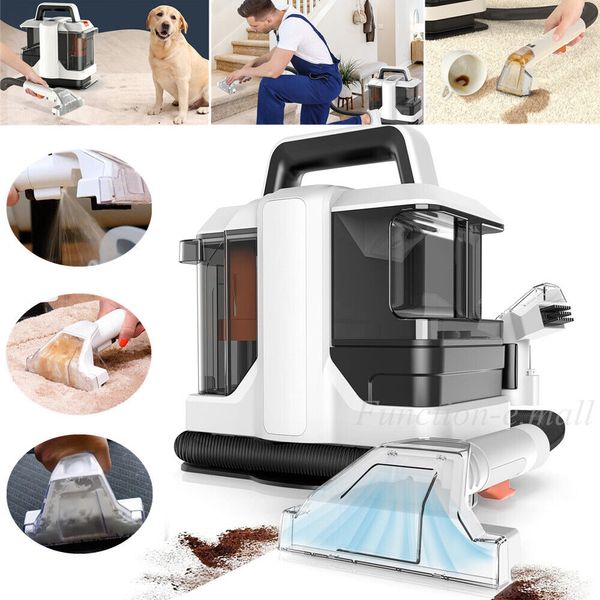 Portable Carpet Cleaner Machine Powerful Deep Stain Cleaning for Couch Pet Car