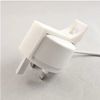Google Home Mini Bracket. Clips to Uk Plug.. Grey (No Screws/Drill Holes Needed)