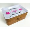 Im a Little High Maintenance Pink Rolling Box Set Stash Box Walnut Rolling Tray