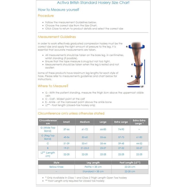 ActiLymph Below Knee Stockings Class 2 23-32mmHg Black XL