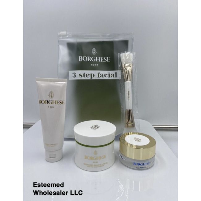 BORGHESE Roma 3 Step Facial Cleanser, Mask & Moisturizer