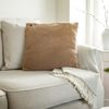 Cozy Heated Cushion UNA - Cordless (Light Chocolate Wool)