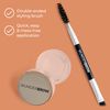 WUNDERBROW FIX IT Eyebrow Gel for Soap Brow Lamination Effect Wax with Styling Brush - Long Lasting Extreme Freeze Hold, Natural Finish 2.5g