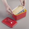 Zeal G265R Butter Dish, Red