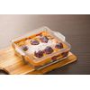 Aderia Serabake Square Roaster S Microwave Safe and Oven Safe