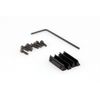 Williams Gun Sight Universal Adjustable Ghost Ring Fire Sight Set (71036), Black