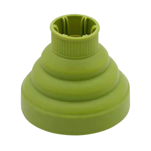 Felimoa Hot Air Diffuser, Silicone Foldable Dryer Diffuser, Washable (Green)