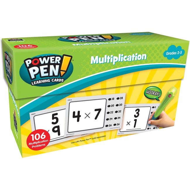 Teacher Created Resources Power Pen Learning Cards: Multiplication (6459) Medium