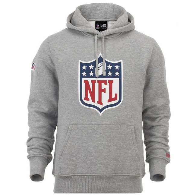 New Era NFL Team Logo Heather Grey Hoody - S