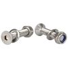 Bolt Base M6 x 40 A2 Stainless Steel Socket Countersunk Screws + Nyloc Nuts & Washers (10 Each)