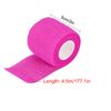 VideoPUP Tattoo Grip Cover Wrap,12PCS Disposable Cohesive Tattoo Grip Cover Elastic Bandage Handle Grip Tube for Tattoo Machine Tattoo Grip Accessories( Phosphor Pink+Purple)