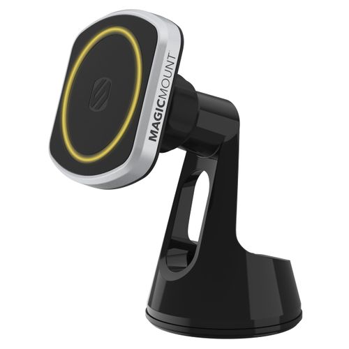 Scosche MP2ROWD MagicMount Pro2 MagSafe Car Dashboard/Windshield Suction Mount, Magnetic Cell Phone Holder Compatible with iPhone 16/15/14/13/12 Series and More with Included MagicRing Adapter