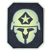 MSM MODERN SPARTAN LARGE MILSPEC MONKEY ARMY MILITARY GLOW PVC HOOK MORALE PATCH