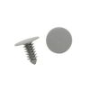 Partuto 50pcs Plastic Trim Clips Bumper Front Door Rivets Fastener Gray 8mm Replacement