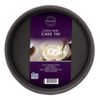 Prochef KB1067 8-inch Teflon Shallow Loose Base Cake Tin, Graphite , Grey