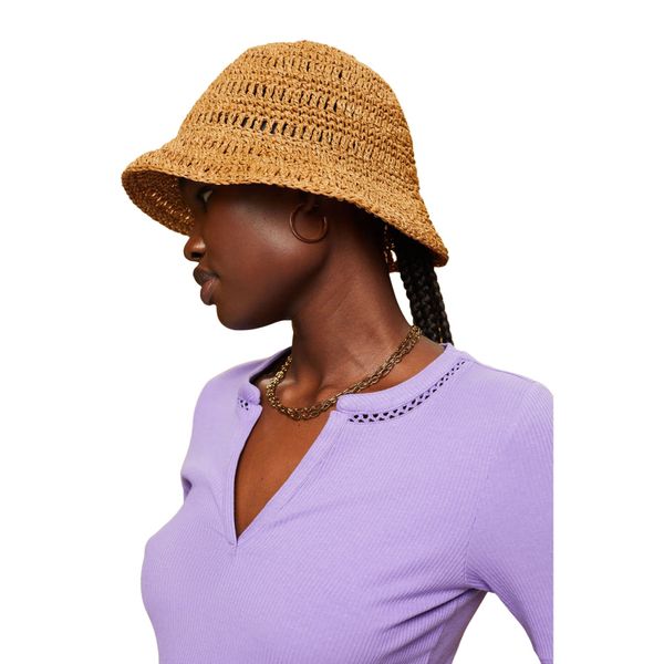ESPRIT Women's 043ea1p318 Beanie Hat, 230/Camel, M