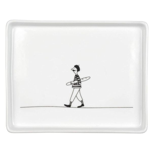 Räder Butter Dish, Rectangular, Solid, Dishwasher Safe