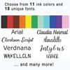 ExcelMark Large Return Address Stamp - Up to 5 Lines - Custom Self Inking Rubber Stamp - Customize Online with Many Font Choices - Large Size