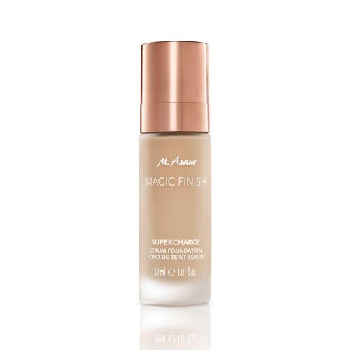 M. Asam MAGIC FINISH Supercharge Serum Foundation Creamy Nude (1.01 Fl Oz) - Moisturizing Make Up & Firming Face Serum In One, Anti-aging CC Cream With Optimal Coverage & Hyaluronic Acid
