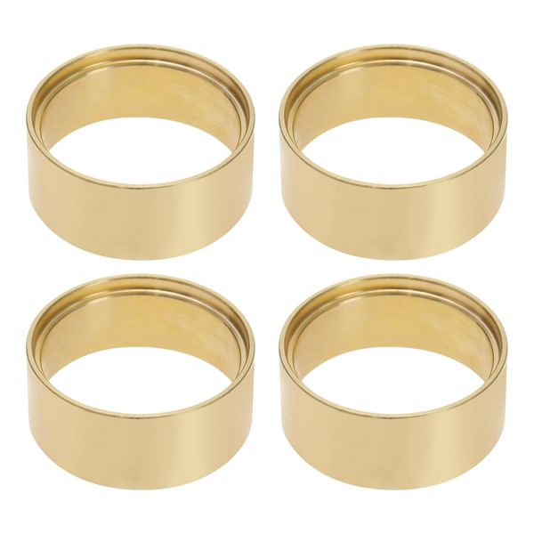 LT Easiyl 4PCS Brass Internal Beadlock Ring RC Car 25mm/1inch Wheel Rim Clamp Ring Climbing Compatible with Axial SCX24 1/24 RC Car Model Car Model Accessories