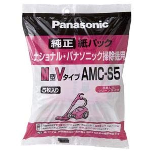 Panasonic Replacement Paper Pack, M-Type V Type AMC-S5, 1 Pack (5 Sheets) (5 Sets)