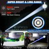 35000000Lumens LED High Powerful Flashlight Super Bright USB Rechargeable Torch