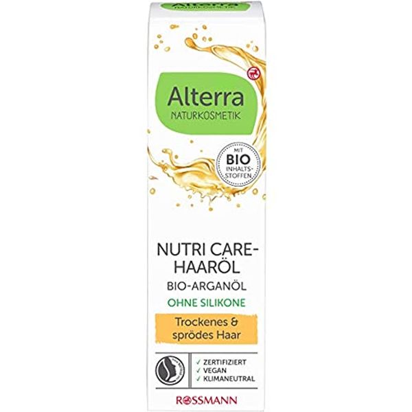 Alterra Hair Oil Organic Apricot Kernel Oil for Dry & Late Hair 50 ml