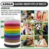 Anbar Leather Mosquito Repellent Bracelets for Adults and Kids, 12 Pack, Deet Free, All-Natural Anti-Mosquito, Tick, and Insect Essential Oils, 300-Hour Waterproof Outdoor Protection (Solid)