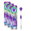 BrightWorks Tongue Cleaner - Dual Action Cleaning - Helps Freshen Breath - 3-Pack