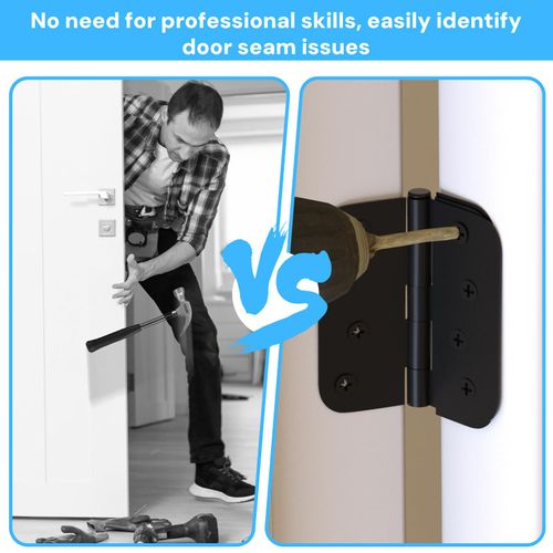 Door Hinge Shims, Filling Gaps in Interior Doors Adjusting The Spacing to Align Them, Used to Solve Problems Such As Door Air Leakage, Can Be Trimmed,4 Inch (10, 4 Inch Hinge shims)