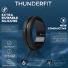ThunderFit Silicone Wedding Rings for Men 7 Rings 4 Rings 1 Ring Brush Top Middle Engraved Line Rubber Engagement Ring 10.5-11 (20.6mm)