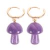 Enchanting Amethyst Mushroom Earrings