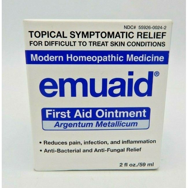 Emuaid Ointment for Psoriasis Dermatitis Eczema Rosacea Acne Bedsores  04/2024^