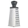 KitchenCraft Kastenreibe mit Pyramidendesign, Edelstahl, 20 cm