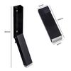 Stainless Steel Door Stopper, Self-Adhesive Installation, No Driling, Silver (Silver)