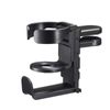 Sanwa Supply PDA-STN71BK Headphone Hook with Drink Holder
