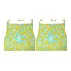 June Clever Easy Peasy Lemon Squeezy Cotton Apron with Pockets Yellow 2 Pack