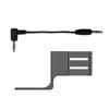 Aluminum Expandable Microphone Mount with Audio Cable for Insta360 X4 Microphone Holder