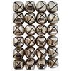 Jingle Bells 1 1/4 inch (24 Piece Pack, Silver)